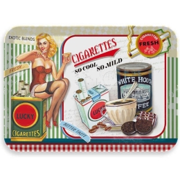 Δίσκος Μελαμίνης Lucky Cigaretts 808021 37,2x26,2x2,5cm Multi Ankor Μελαμίνη