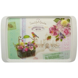 Δίσκος Μελαμίνης Με Γλάστρες 791675 40x24,3x2cm Multi Ankor Μελαμίνη