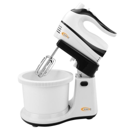Μίξερ Με Κάδο MB-775637 500W White-Black Ankor Μέταλλο,Πλαστικό