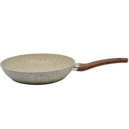 Τηγάνι Αντικολλητικό Τ8189-28 28cm Brown-Beige Ankor 28cm Αλουμίνιο