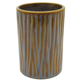 Ποτηροθήκη 813100 7x7x9,8cm Grey-Gold Ankor Κεραμικό