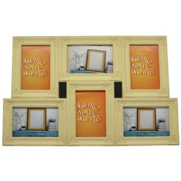 Κορνίζα 6 Θέσεων 812776 54x3x35cm Beige Ankor Πλαστικό