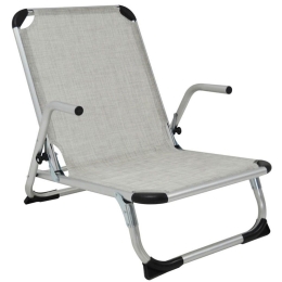 Καρέκλα Παραλίας 809523 53x66x70cm Grey Ankor