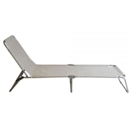 Ξαπλώστρα Παραλίας 805396 188x58x26cm Grey Ankor