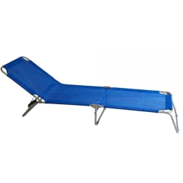 Ξαπλώστρα Παραλίας 805389 188x58x26cm Blue Ankor