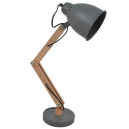 Φωτιστικό Επιτραπέζιο 814930 34x15x55cm 1xE27 25W Grey-Natural Ankor