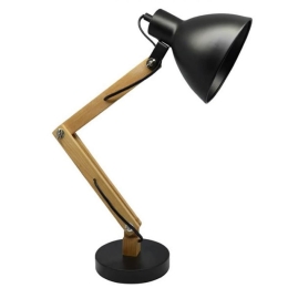 Φωτιστικό Επιτραπέζιο 814947 34x15x55cm 1xE27 25W Black-Natural Ankor