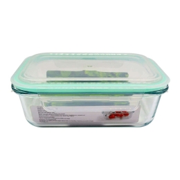 Φαγητοδοχείο 806126 640ml 16,9x12,3x5,4cm Clear-Veraman Ankor Πλαστικό, Γυαλί