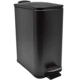 Κάδος Απορριμάτων Soft Close 811847 5lt Black Ankor Ανοξείδωτο Ατσάλι