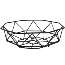 Φρουτιέρα 819614 26x26x8,5cm Black Ankor Μέταλλο