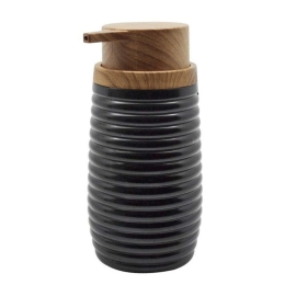 Δοχείο Κρεμοσάπουνου 823109 6,5x15,5cm Black Ankor Πλαστικό