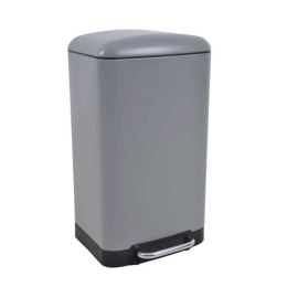 Κάδος Απορριμμάτων 30Lt 824106 34,5x32,5x61,5cm Grey Ankor Μέταλλο