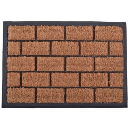 Πατάκι Εισόδου 827602 40x60cm Brown-Black Ankor Ankor 40Χ60 40x60cm