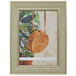 Κορνίζα Πλεκτή 78966-8 20x25cm Gold Ankor Πλαστικό