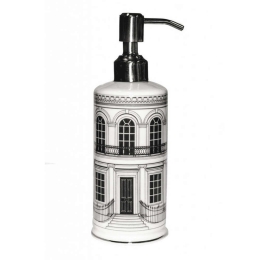 Δοχείο Κρεμοσάπουνου Beautiful Buildings 8200-BEAW White-Black Rory Dobner Πορσελάνη