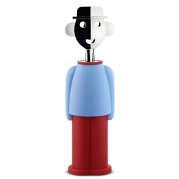 Ανοιχτήρι - Τιρμπουσόν Alessandro M. AM23 LAZR 6x21cm Blue-Red Alessi Μέταλλο,Πλαστικό
