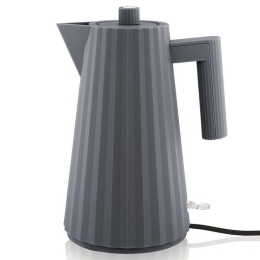 Βραστήρας Ηλεκτρικός Plissé MDL06 G 1,7Lt 2400W 21x16x29cm Grey Alessi Πολυρεσίνη