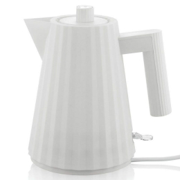Βραστήρας Ηλεκτρικός Plissé MDL06/1 W 1,0Lt 2400W 21x16x20cm White Alessi Πολυρεσίνη