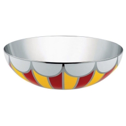 Μπολ Διακοσμητικό Circus MW55/32 Φ32x10cm Ανοξ. Ατσάλι Multi με Δώρο 2 Δαχτυλίδια Πετσέτας Alessi Ανοξείδωτο Ατσάλι