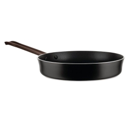 Τηγάνι Αντικολλητικό Edo PU113/20 B 38x20x7,5cm Αλουμίνιο Black Alessi Μικρό (19-22cm) Αλουμίνιο