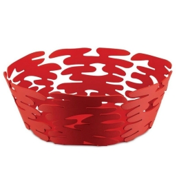 Φρουτιέρα - Ψωμιέρα Barket BM10/21 R Φ21x10cm Μεταλλική Red Alessi Μέταλλο