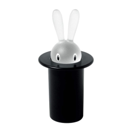 Θήκη Για Οδοντογλυφίδες ASG16 B Φ7/7,5x14cm Black Alessi Ρητίνη