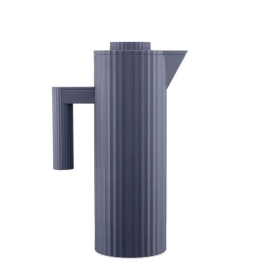 Κανάτα-Θερμός Plissé MDL12 G 20x11x32cm 1Lt Grey Alessi Πλαστικό