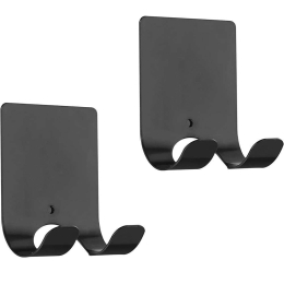 Κρεμάστρα (Σετ 2Τμχ) 54531.01 12,5x11,2x3,4cm Black Navaris Μέταλλο
