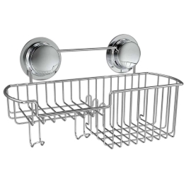 Ράφι Μπάνιου 51354.01 ‎31,5x19,5x11,5cm Inox Navaris Ατσάλι,Πλαστικό