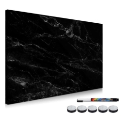 Πίνακας Ανακοινώσεων Μαγνητικός 45365.05 60x40x2cm Black-White Navaris Mdf