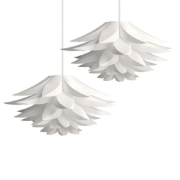 Καπέλο Αμπαζούρ (Σετ 2Τμχ) 53719.02 50cm White Kwmobile