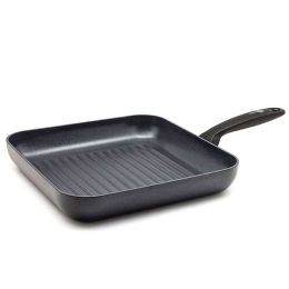 Τηγάνι Γκριλιέρα Androrra CC001537-001 Φ28cm Black Green Pan 28cm Ανοξείδωτο Ατσάλι