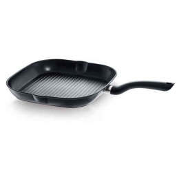 Τηγάνι Γκριλιέρα Cenit Induction 045-601-28-100/0 28x28cm Black Fissler 28cm Αλουμίνιο