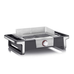 Ψηστιέρα Ηλεκτρική Senoa Boost 8113 41,5x24cm 3000W Black-Silver Severin Ανοξείδωτο Ατσάλι