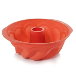 Φόρμα Κέικ Delicia Siliconprime 629412 Φ24cm Red Tescoma Silicone