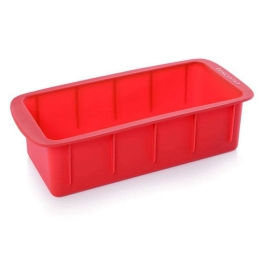 Φόρμα Ψωμιού Delicia Siliconprime 629420 26,5x12cm Red Tescoma Σιλικόνη