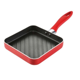 Τηγάνι Γκριλιέρα Presto 594004 14x14cm Red Tescoma 14 cm Αλουμίνιο