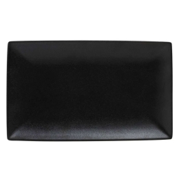 Πιατέλα Caviar AX0070 34,5x19,5cm Black Maxwell & Williams Πορσελάνη