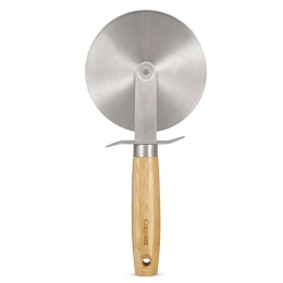 Κόπτης Πίτσας Naturals C70004 22cm Silver-Natural Culinare Ανοξείδωτο Ατσάλι