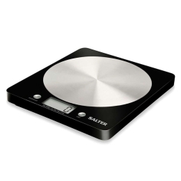 Ζυγαριά Κουζίνας Ηλεκτρονική 1036BKSSDR 5kg Silver-Black Salter Ανοξείδωτο Ατσάλι