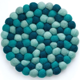Σουβέρ Μαγειρικών Σκευών Lana 22cm Blue Cilio Wool