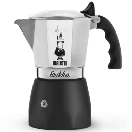 Καφετιέρα Espresso Brikka 209.990007314 150ml Silver-Black Bialetti Αλουμίνιο