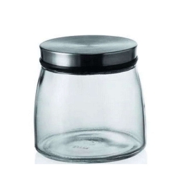 Δοχείο Αποθήκευσης 217.089484 700ml Clear-Inox Montana Ατσάλι,Γυαλί
