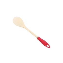Κουτάλα Οβάλ Presto 637208 30cm Natural-Red Tescoma Ξύλο
