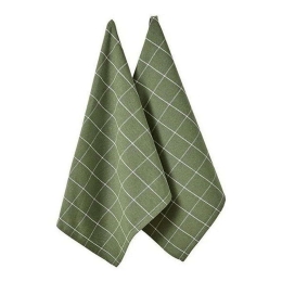 Πετσέτες Κουζίνας Check (Σετ 2Τμχ) 33337 45x70cm Green Ladelle 100% Βαμβάκι