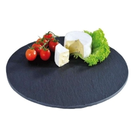 Πλατώ Σερβιρίσματος Στρογγυλό 38112 Φ35,5cm Anthracite Kesper Πέτρα