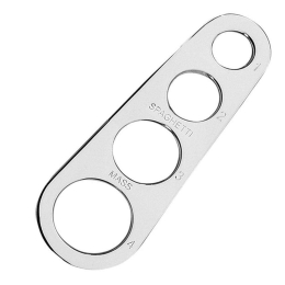 Μεζούρα 4 Σημείων Ζυμαρικών 100345002800 18x6cm Inox Kuchenprofi Ανοξείδωτο Ατσάλι