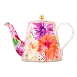 Τσαγιέρα Με Φίλτρο Teas & C's Dahlia Daze HV0352 500ml Pink-Multi Maxwell Williams Πορσελάνη