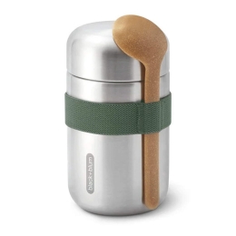 Δοχείο Φαγητού Olive BAM-FFB-S010 9Χ17cm 400ml Inox-Olive Black&Blum Ανοξείδωτο Ατσάλι