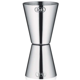 Μεζούρα Διπλή Jigger 200232 20/30ml Inox Cilio Ανοξείδωτο Ατσάλι